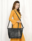 American Darling Tote Hand Tooled Genuine Leather Women Bag Western Handbag Purse