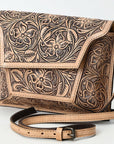 American Darling Crossbody Beautifully Hand Tooled  Genuine Leather women bag western handbag purse