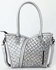 Tote Hand Tooled Genuine Leather women bag western handbag purse