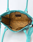 Tote Hand Tooled Genuine Leather women bag western handbag purse