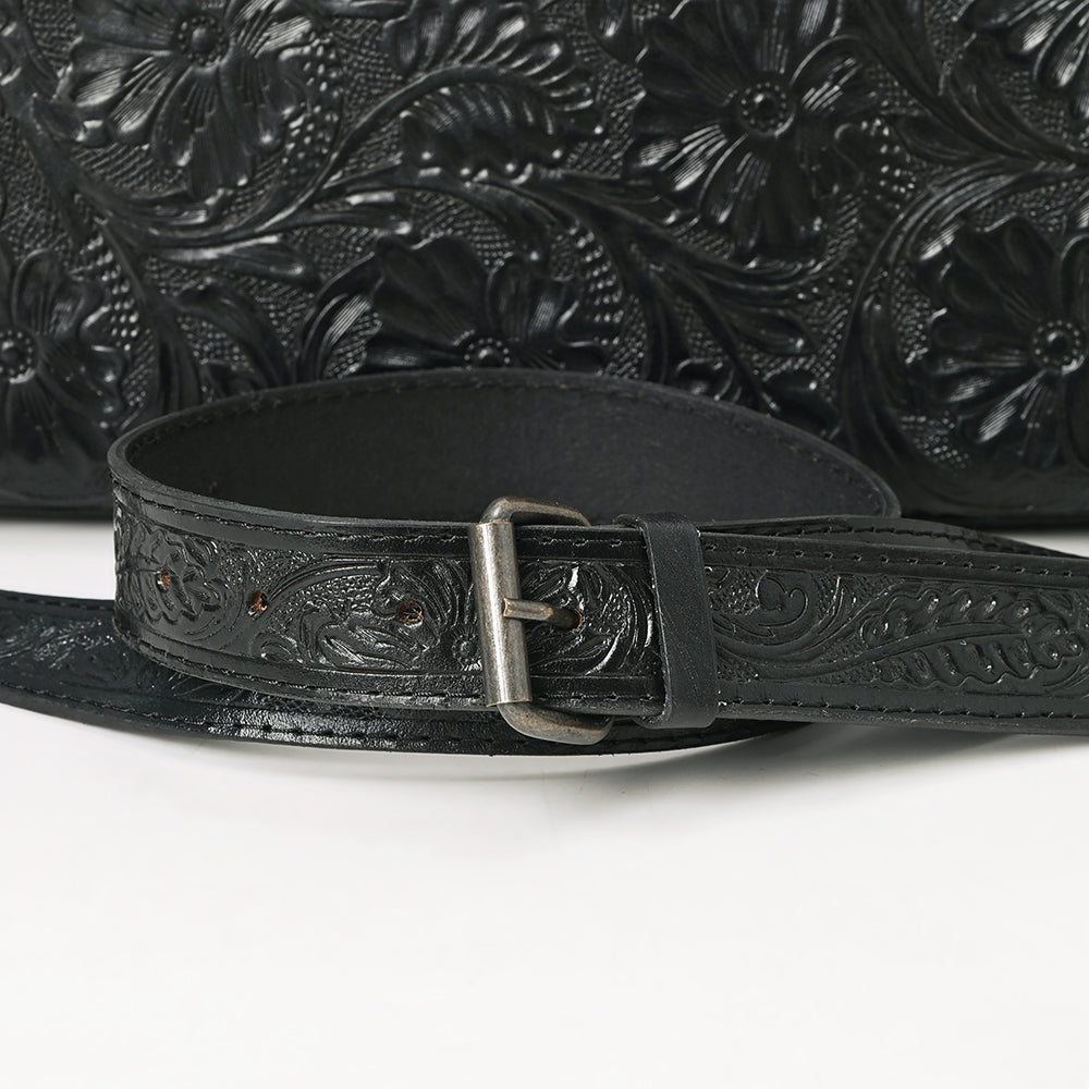 Clutch Hand Tooled Genuine Leather women bag western handbag purse