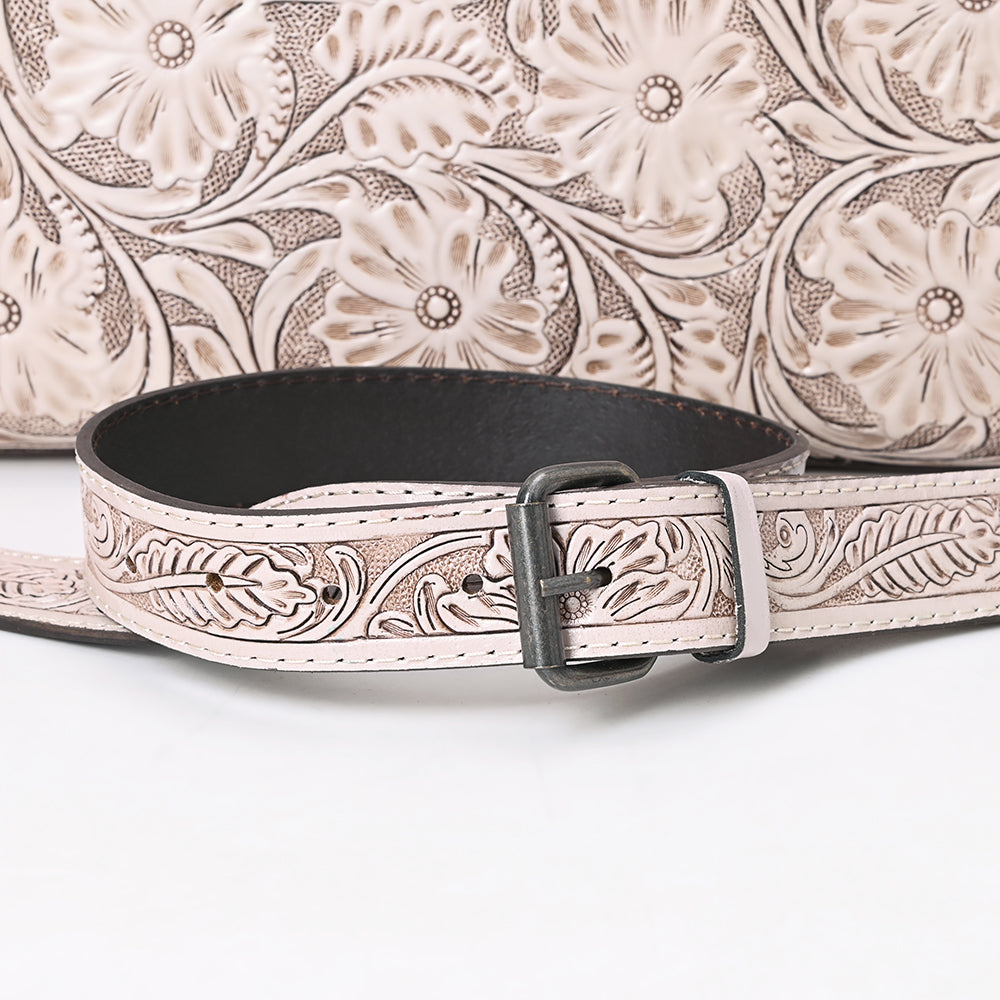Clutch Hand Tooled Genuine Leather women bag western handbag purse
