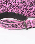 Clutch Hand Tooled Genuine Leather women bag western handbag purse