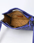 Clutch Hand Tooled Genuine Leather women bag western handbag purse