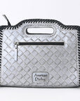 Clutch Hand Tooled Genuine Leather women bag western handbag purse