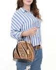 American Darling Adbga562 Bucket Hand Tooled Genuine Leather Women Bag Western Handbag Purse