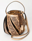 American Darling Adbga562 Bucket Hand Tooled Genuine Leather Women Bag Western Handbag Purse