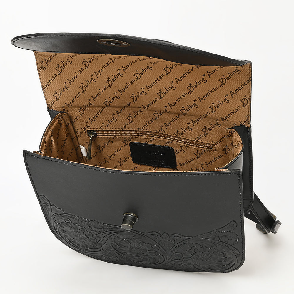 American Darling Adbgz840 Tote Hand Tooled Genuine Leather Women Bag Western Handbag Purse