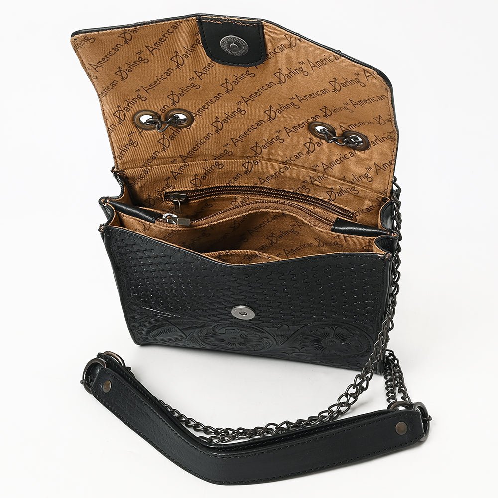 American Darling Crossbody Beautifully Hand Tooled Genuine Leather women bag western handbag purse
