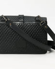 Hand Tooled Genuine Leather Briefcase For Women With Western Inspired Detailing Design