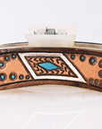 Beautifully Hand Tooled Women Ladies Hair Band Clip Clutcher