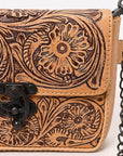American Darling Crossbody  Hand Tooled Genuine Leather women bag western handbag purse