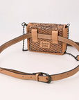 American Darling Crossbody  Hand Tooled Genuine Leather women bag western handbag purse