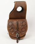Hilason Western Horse Leather Saddle Bag Heavyduty Traditional Trail Ride
