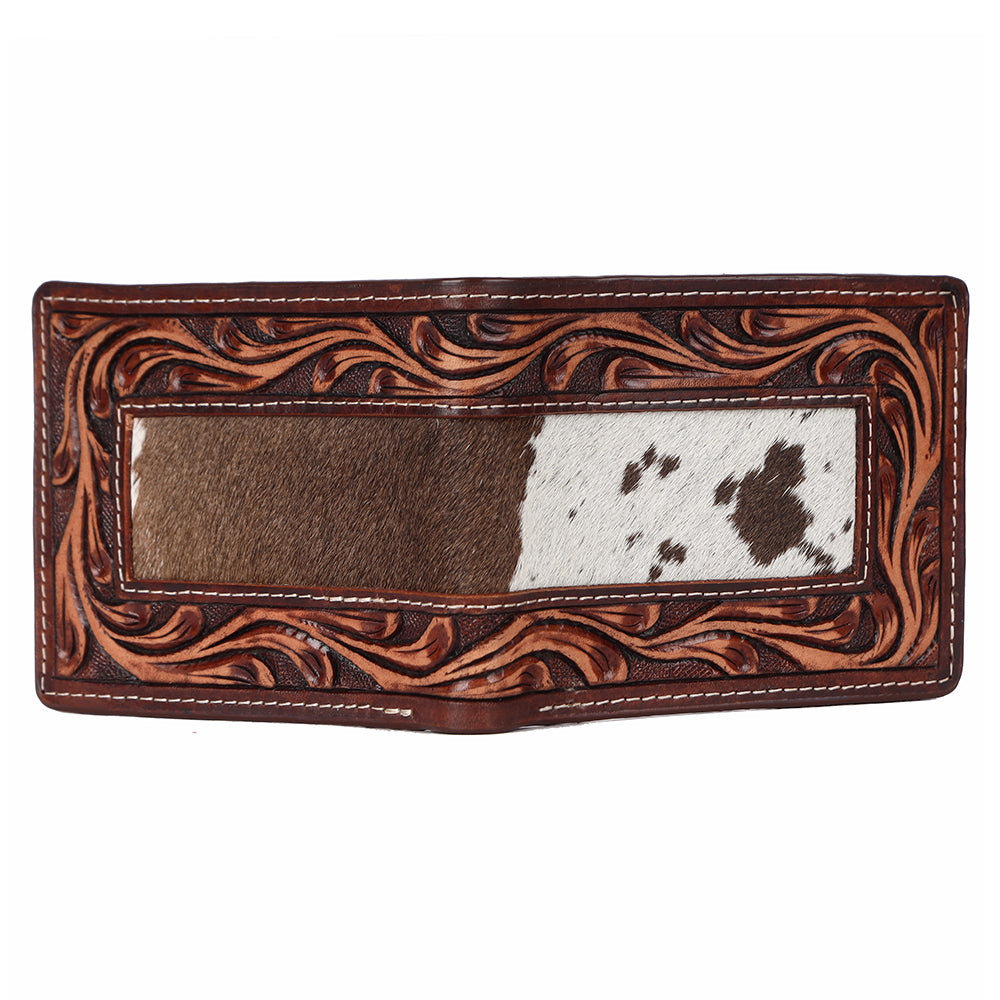 BAR H EQUINE Genuine Leather Rodeo - Bifold &amp; Trifold Wallet For Men Women