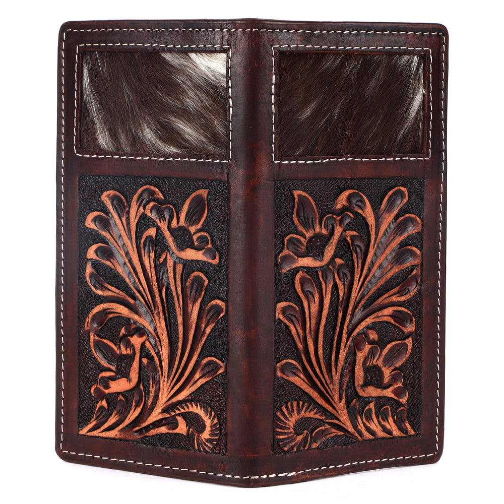 BAR H EQUINE Genuine Leather Rodeo - Bifold &amp; Trifold Wallet For Men Women