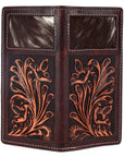 BAR H EQUINE Genuine Leather Rodeo - Bifold & Trifold Wallet For Men Women