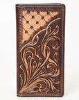BAR H EQUINE Genuine Leather Rodeo - Bifold & Trifold Wallet For Men Women