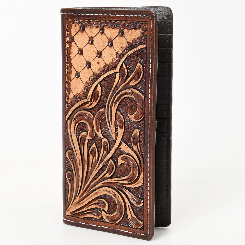 BAR H EQUINE Genuine Leather Rodeo - Bifold &amp; Trifold Wallet For Men Women