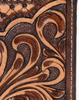 BAR H EQUINE Genuine Leather Rodeo - Bifold & Trifold Wallet For Men Women