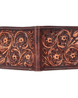 BAR H EQUINE Genuine Leather Rodeo - Bifold & Trifold Wallet For Men Women