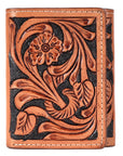 BAR H EQUINE Genuine Leather Rodeo - Bifold & Trifold Wallet For Men Women