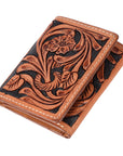 BAR H EQUINE Genuine Leather Rodeo - Bifold & Trifold Wallet For Men Women