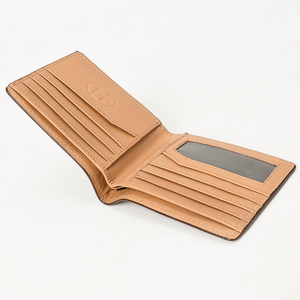 BAR H EQUINE Genuine Leather Rodeo - Bifold &amp; Trifold Wallet For Men Women