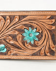 BAR H EQUINE Genuine Leather Rodeo - Bifold & Trifold Wallet For Men Women