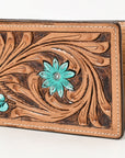 BAR H EQUINE Genuine Leather Rodeo - Bifold & Trifold Wallet For Men Women