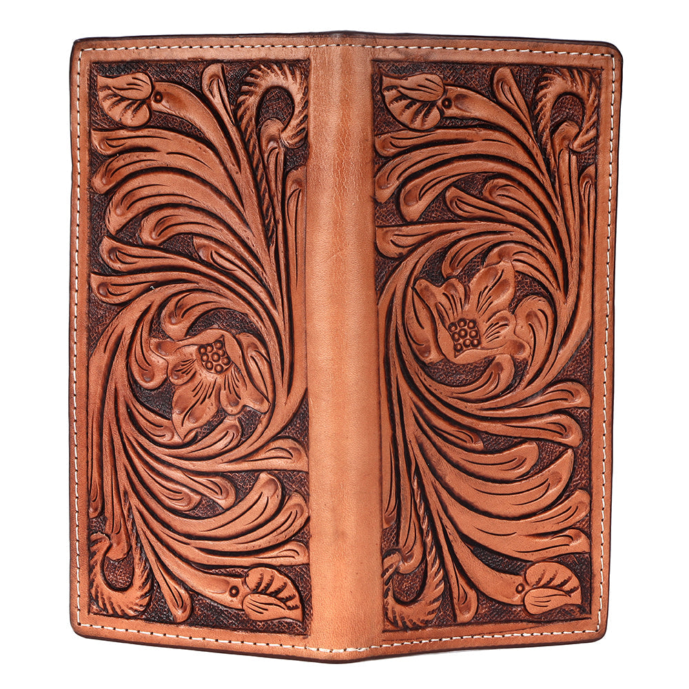 BAR H EQUINE Genuine Leather Rodeo - Bifold &amp; Trifold Wallet For Men Women