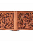 BAR H EQUINE Genuine Leather Rodeo - Bifold & Trifold Wallet For Men Women