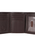 Bar H Equine Women Floral Hand Tooled Genuine Leather Western Handbag Wallet Purse