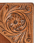 BAR H EQUINE Genuine Leather Rodeo - Bifold & Trifold Wallet For Men Women