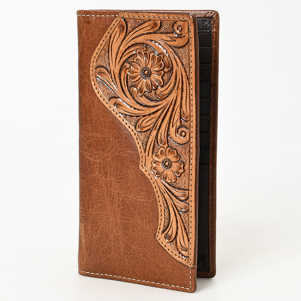 BAR H EQUINE Genuine Leather Rodeo - Bifold &amp; Trifold Wallet For Men Women