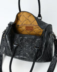 American Darling Duffel Hand Tooled Genuine Leather Women Bag Western Handbag Purse