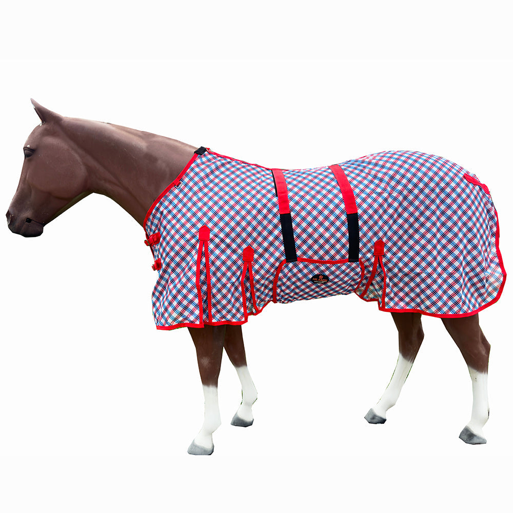 HILASON Horse Fly Sheet - Summer Spring UV Protection Mesh Bug Mosquito FlySheet for Horses | Fly-Sheet