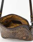 American Darling Hand Tooled Genuine Leather Women Bag Western Handbag Purse