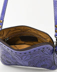 American Darling Hand Tooled Genuine Leather Women Bag Western Handbag Purse