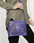 American Darling Hand Tooled Genuine Leather Women Bag Western Handbag Purse
