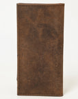 BAR H EQUINE Western Floral Rodeo Bifold Men Women Genuine American Leather Wallet