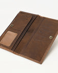BAR H EQUINE Western Floral Rodeo Bifold Men Women Genuine American Leather Wallet