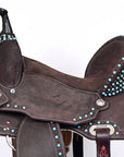Western Flex Tree Saddle For Barrels And Trails Biothane Tack