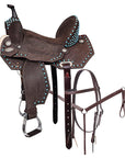 Western Flex Tree Saddle For Barrels And Trails Biothane Tack