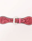 American Darling Floral Hand Tooled I watch Men Women Genuine Leather