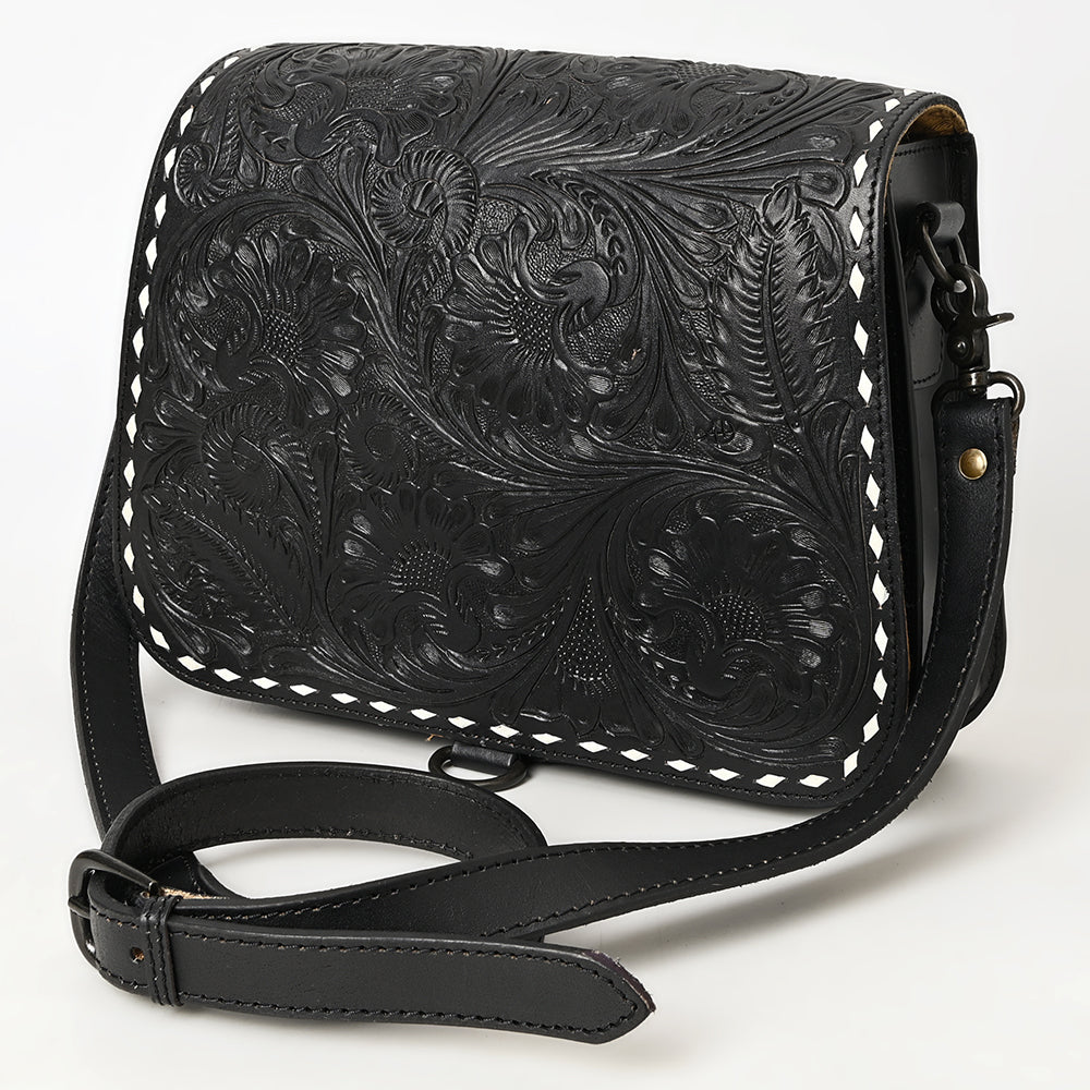 American Darling Hand Tooled Genuine Leather Women Bag Western Handbag Purse