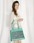 American Darling Hand Tooled Genuine Leather Women Bag Western Handbag Purse