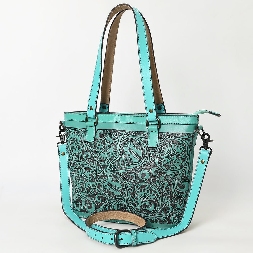 American Darling Hand Tooled Genuine Leather Women Bag Western Handbag Purse