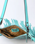 American Darling Hand Tooled Genuine Leather women bag western handbag purse