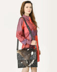 American Darling Hand Tooled Genuine Leather women bag western handbag purse